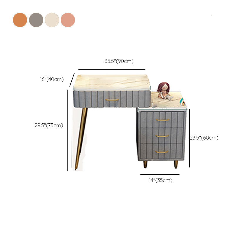 Set di vanità per trucco a specchio illuminato