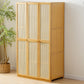 Modern Style Wardrobe Cabinet Wooden Wardrobe Armoire with Shelves 35.4"L x 19.7"W x 62.9"H Clearhalo 'Armoires & Wardrobes' 'armoires_wardrobes' 'Bedroom Furniture' 'furn' 'furn_armoires_wardrobes' 'Furniture' 7095561
