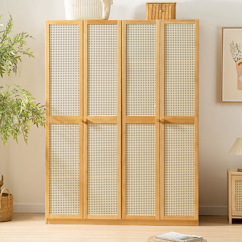 Modern Style Wardrobe Cabinet Wooden Wardrobe Armoire with Shelves Clearhalo 'Armoires & Wardrobes' 'armoires_wardrobes' 'Bedroom Furniture' 'furn' 'furn_armoires_wardrobes' 'Furniture' 7095574