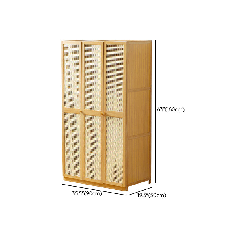 Modern Style Wardrobe Cabinet Wooden Wardrobe Armoire with Shelves Clearhalo 'Armoires & Wardrobes' 'armoires_wardrobes' 'Bedroom Furniture' 'furn' 'furn_armoires_wardrobes' 'Furniture' 7095577