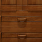 Modern Wardrobe Armoire Solid Wood Wardrobe Cabinet with Doors and Drawer