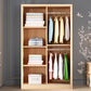 Modern Wardrobe Armoire Solid Wood Wardrobe Cabinet with Doors