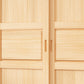 Modern Wardrobe Armoire Solid Wood Wardrobe Cabinet with Doors