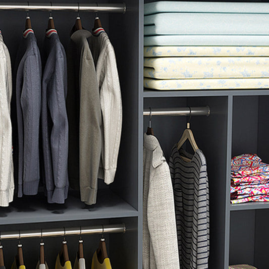 Armario contemporáneo de la combinación de madera del armario con puertas