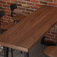 Industrial Style Bistro Bar Table Rectangle Solid Wood Bar Table Clearhalo 'Bar Furniture' 'Bar Tables' 'bar_tables' 'furn' 'furn_bar_tables' 'Furniture' 'Kitchen & Dining Furniture' 7095770