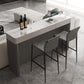 Modern Style Bistro Bar Table Rectangle Stone Top Bar Table for Living Room Clearhalo 'Bar Furniture' 'Bar Tables' 'bar_tables' 'furn' 'furn_bar_tables' 'Furniture' 'Kitchen & Dining Furniture' 7095823