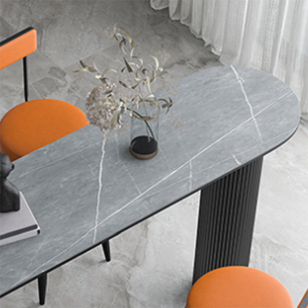 Industrial Style Bar Table Stone Top Bar Table for Living Room