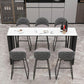 Modern Style Bar Table Rectangle Stone Bar Table for Living Room Clearhalo 'Bar Furniture' 'Bar Tables' 'bar_tables' 'furn' 'furn_bar_tables' 'Furniture' 'Kitchen & Dining Furniture' 7095887