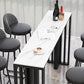 Modern Style Bar Table Rectangle Stone Bar Table for Living Room Clearhalo 'Bar Furniture' 'Bar Tables' 'bar_tables' 'furn' 'furn_bar_tables' 'Furniture' 'Kitchen & Dining Furniture' 7095891