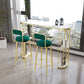 Modern Style Bar Table Oval Stone Storage Bar Table for Living Room Clearhalo 'Bar Furniture' 'Bar Tables' 'bar_tables' 'furn' 'furn_bar_tables' 'Furniture' 'Kitchen & Dining Furniture' 7095911