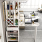 Modern Style Bar Table Stone Bar Table with Storage for Living Room Clearhalo 'Bar Furniture' 'Bar Tables' 'bar_tables' 'furn' 'furn_bar_tables' 'Furniture' 'Kitchen & Dining Furniture' 7095941