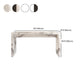 Modern Style Bar Table Stone Rectangle Bar Table for Living Room