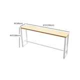 Moderner Bar Tisch Rechteck Massivholz Bar Tisch für Esszimmer