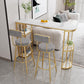 Modern Style Bar Table Stone Top Bar Table with Storage for Living Room Clearhalo 'Bar Furniture' 'Bar Tables' 'bar_tables' 'furn' 'furn_bar_tables' 'Furniture' 'Kitchen & Dining Furniture' 7096085