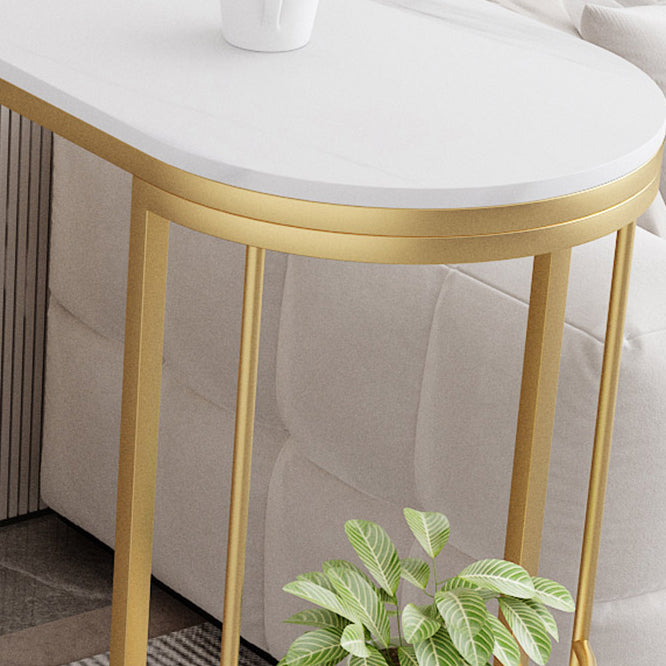 Modern Style Bar Table Stone Top Bar Table with Storage for Living Room Clearhalo 'Bar Furniture' 'Bar Tables' 'bar_tables' 'furn' 'furn_bar_tables' 'Furniture' 'Kitchen & Dining Furniture' 7096090