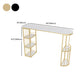 Modern Style Bar Table Stone Top Bar Table with Storage for Living Room Clearhalo 'Bar Furniture' 'Bar Tables' 'bar_tables' 'furn' 'furn_bar_tables' 'Furniture' 'Kitchen & Dining Furniture' 7096096