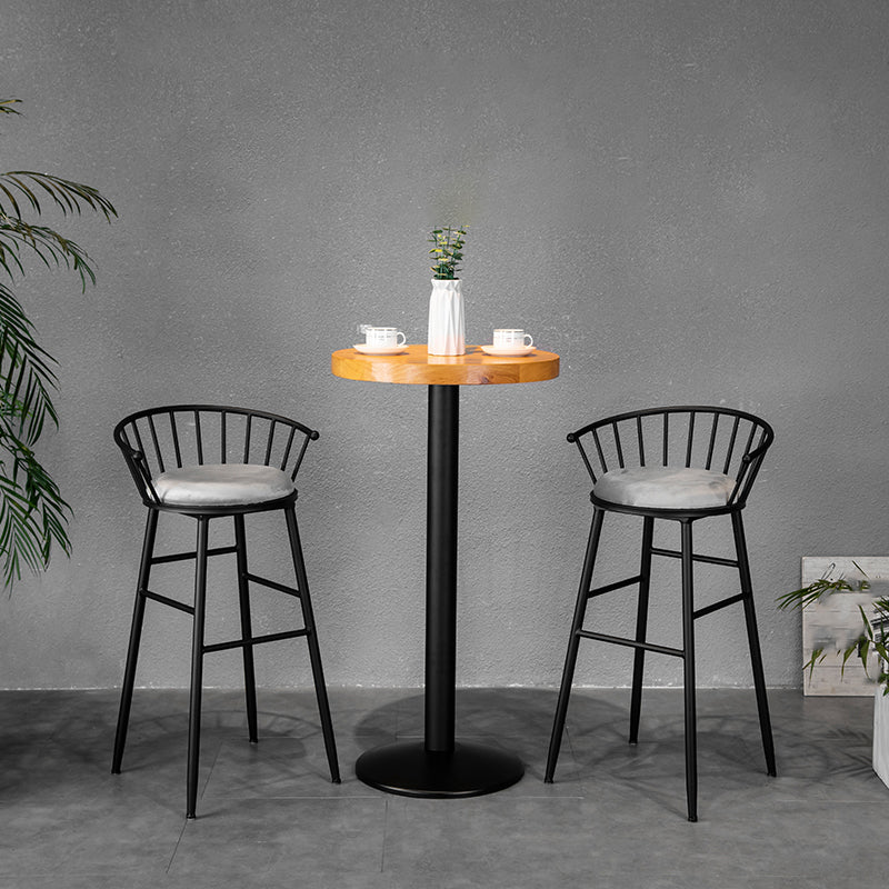 1/2/3 Pieces Bar Stool and Table Set Modern Round Pub Table Set Table & Chair(s) 3 Piece Set Clearhalo 'Bar Furniture' 'furn' 'furn_home_bar_bar_sets' 'Furniture' 'Home Bars & Bar Sets' 'home_bar_bar_sets' 'Kitchen & Dining Furniture' 7096173