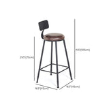 1/2/9 Pieces Bar Stool and Table Set Solid Wood Pub Table Set