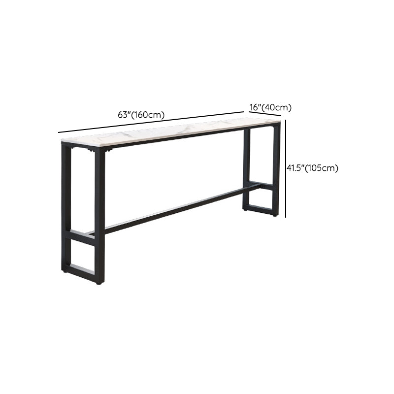 Set tavolo da pub 1/4/5 pezzi Set tavolo rettangolare moderno e sgabelli