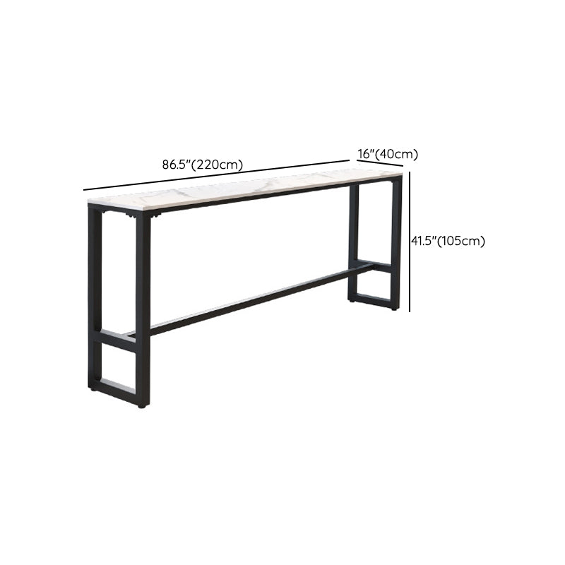 Set tavolo da pub 1/4/5 pezzi Set tavolo rettangolare moderno e sgabelli