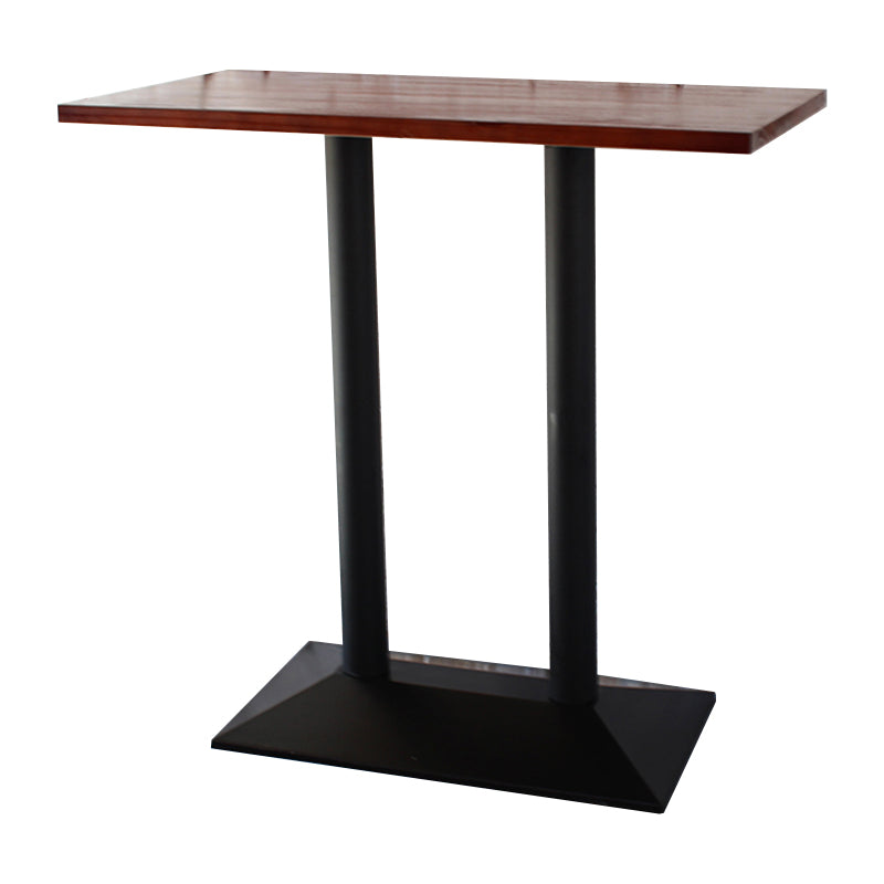 Juego de mesa y taburete de 1/4 piezas, juego de comedor de Pub de madera maciza para comedor