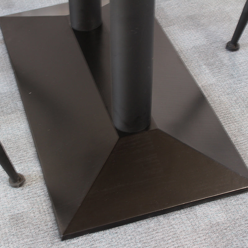 Juego de mesa y taburete de 1/4 piezas, juego de comedor de Pub de madera maciza para comedor