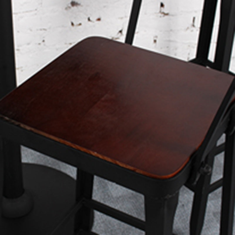 Juego de mesa y taburete de 1/4 piezas, juego de comedor de Pub de madera maciza para comedor