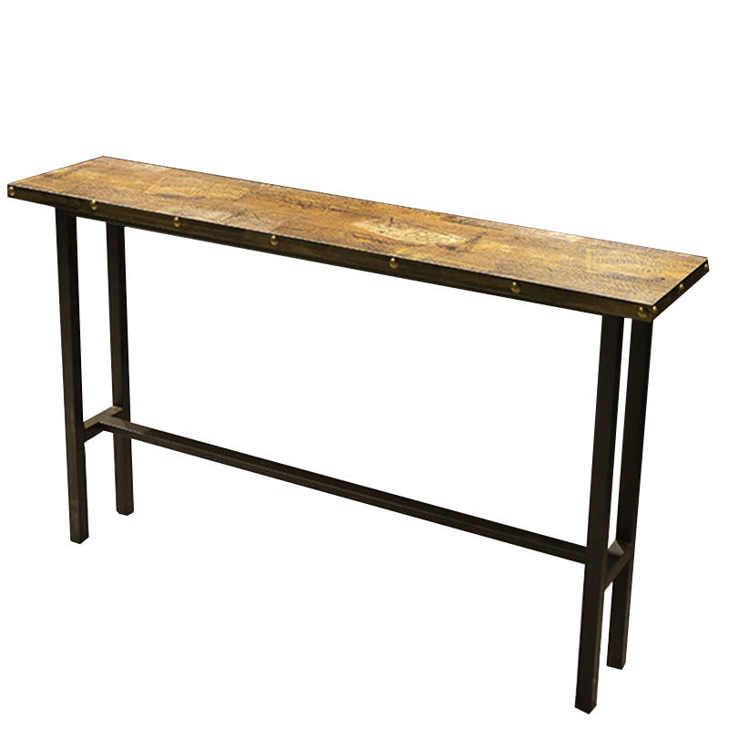 Modern Bar Table Set 1/2/5 Pieces Solid Wood Rectangle Bistro Set for Indoor Clearhalo 'Bar Furniture' 'furn' 'furn_home_bar_bar_sets' 'Furniture' 'Home Bars & Bar Sets' 'home_bar_bar_sets' 'Kitchen & Dining Furniture' 7096367