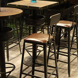 Modern Bar Table Set 1/2/5 Pieces Solid Wood Rectangle Bistro Set for Indoor Clearhalo 'Bar Furniture' 'furn' 'furn_home_bar_bar_sets' 'Furniture' 'Home Bars & Bar Sets' 'home_bar_bar_sets' 'Kitchen & Dining Furniture' 7096368