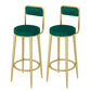 Modern Style Bar Table Set 1/2/3 Pieces Stone Rectangle Bistro Set for Indoor Chair(s) None Green Clearhalo 'Bar Furniture' 'furn' 'furn_home_bar_bar_sets' 'Furniture' 'Home Bars & Bar Sets' 'home_bar_bar_sets' 'Kitchen & Dining Furniture' 7096381