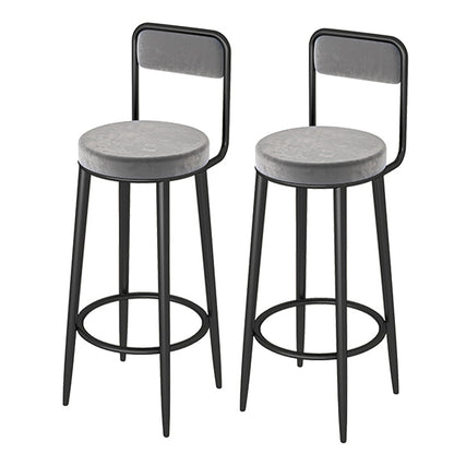 Modern Style Bar Table Set 1/2/3 Pieces Stone Rectangle Bistro Set for Indoor Chair(s) None Grey Clearhalo 'Bar Furniture' 'furn' 'furn_home_bar_bar_sets' 'Furniture' 'Home Bars & Bar Sets' 'home_bar_bar_sets' 'Kitchen & Dining Furniture' 7096383