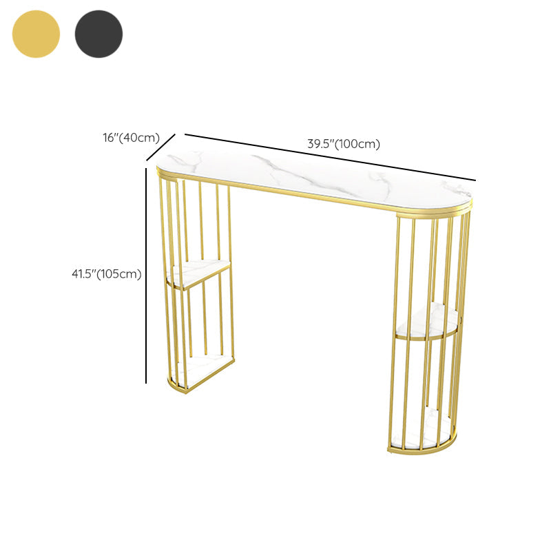 Modern Style Bar Table Set 1/2/3 Pieces Stone Rectangle Bistro Set for Indoor Clearhalo 'Bar Furniture' 'furn' 'furn_home_bar_bar_sets' 'Furniture' 'Home Bars & Bar Sets' 'home_bar_bar_sets' 'Kitchen & Dining Furniture' 7096389