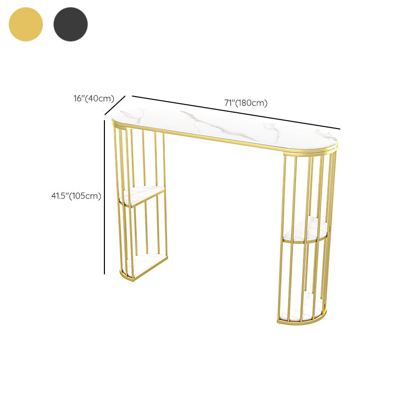Modern Style Bar Table Set 1/2/3 Pieces Stone Rectangle Bistro Set for Indoor Clearhalo 'Bar Furniture' 'furn' 'furn_home_bar_bar_sets' 'Furniture' 'Home Bars & Bar Sets' 'home_bar_bar_sets' 'Kitchen & Dining Furniture' 7096393