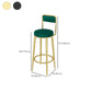 Modern Style Bar Table Set 1/2/3 Pieces Stone Rectangle Bistro Set for Indoor Clearhalo 'Bar Furniture' 'furn' 'furn_home_bar_bar_sets' 'Furniture' 'Home Bars & Bar Sets' 'home_bar_bar_sets' 'Kitchen & Dining Furniture' 7096395