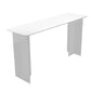 Modern Bar Table Set 1/2/3 Pieces Stone Rectangle Bistro Set for Indoor Table Gloss White Clearhalo 'Bar Furniture' 'furn' 'furn_home_bar_bar_sets' 'Furniture' 'Home Bars & Bar Sets' 'home_bar_bar_sets' 'Kitchen & Dining Furniture' 7096426