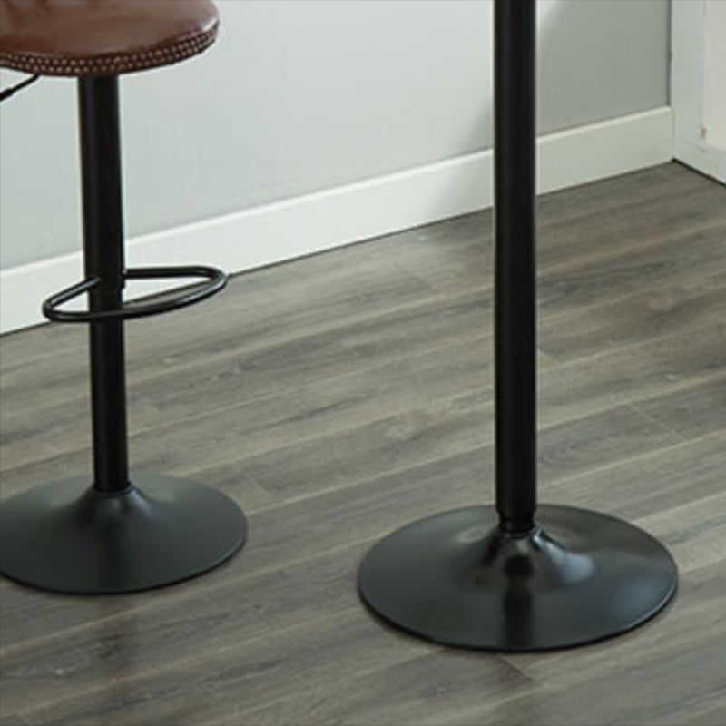 Round Counter Height Set Solid Wood 1/3 Pieces Pub Table Set Clearhalo 'Bar Furniture' 'furn' 'furn_home_bar_bar_sets' 'Furniture' 'Home Bars & Bar Sets' 'home_bar_bar_sets' 'Kitchen & Dining Furniture' 7096454