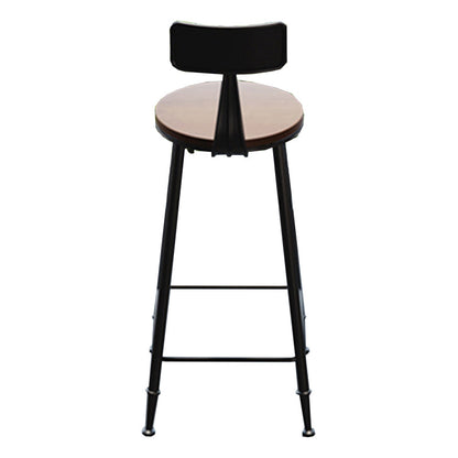 1/3/4/5 Pieces Counter Height Pub Set Solid Wood Pub Dining Set Chair(s) None Black-Brown Clearhalo 'Bar Furniture' 'furn' 'furn_home_bar_bar_sets' 'Furniture' 'Home Bars & Bar Sets' 'home_bar_bar_sets' 'Kitchen & Dining Furniture' 7096473
