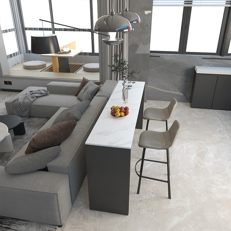 Sgabello da barre per barre della barretta in pelle finta con base nera