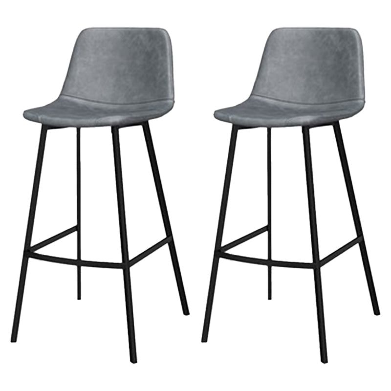 Sgabello da barre per barre della barretta in pelle finta con base nera