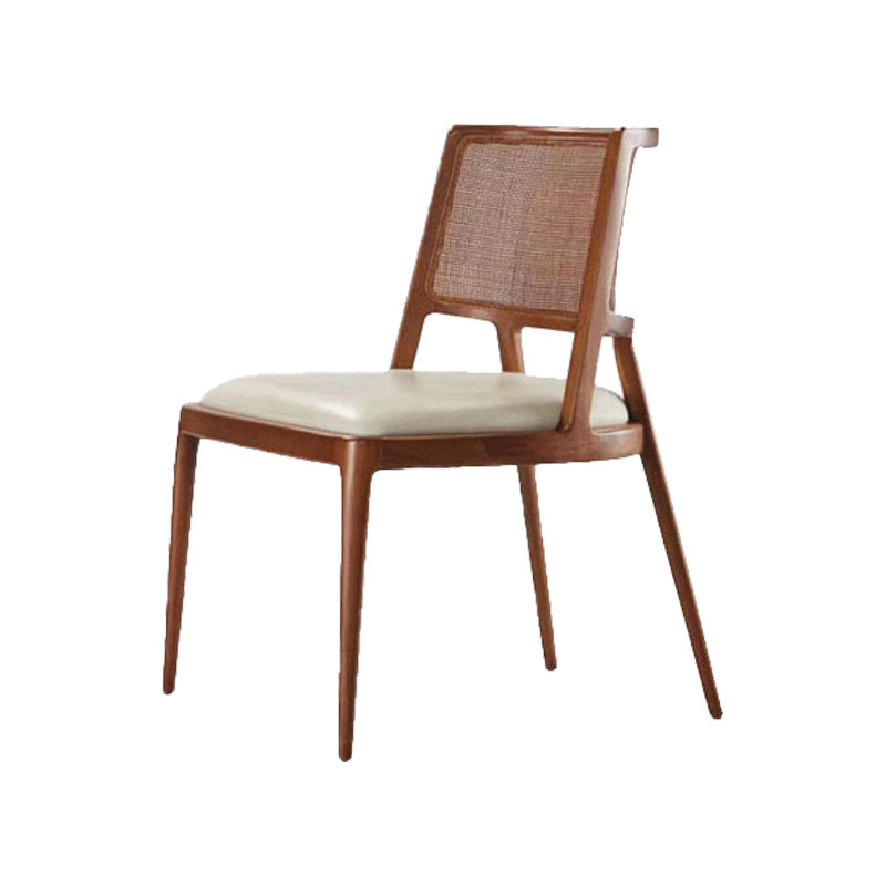Modern Simple Side Chair Wooden Frame Kitchen Dining Chairs for Home Use