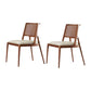 Modern Simple Side Chair Wooden Frame Kitchen Dining Chairs for Home Use