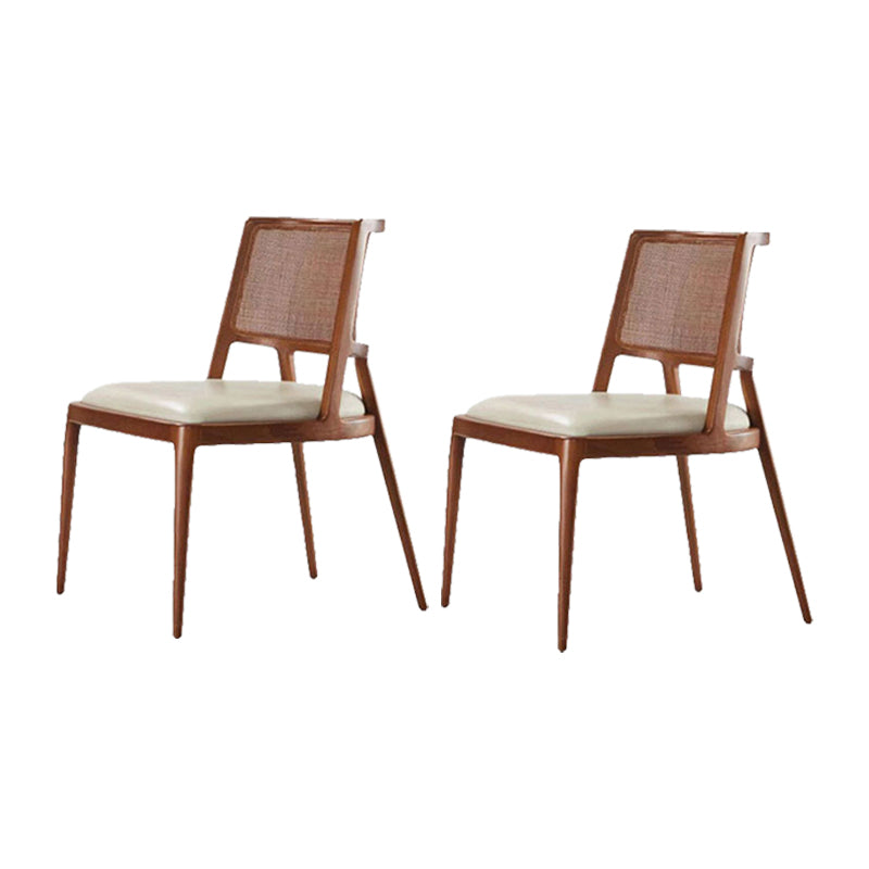 Modern Simple Side Chair Wooden Frame Kitchen Dining Chairs for Home Use
