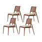 Modern Simple Side Chair Wooden Frame Kitchen Dining Chairs for Home Use