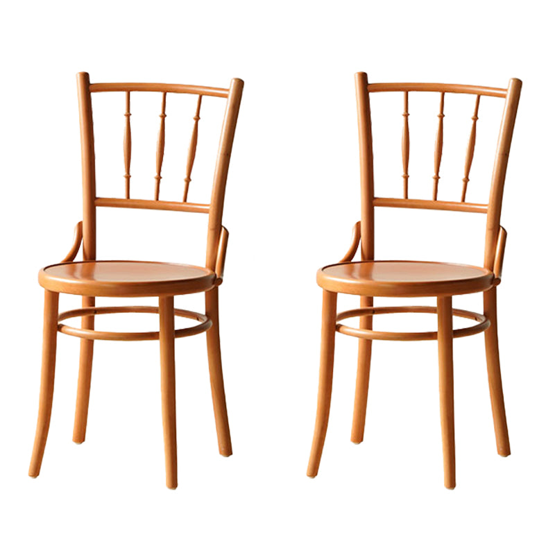 Industrial Style Side Chair Wooden Indoor Dining Chair for Living Room Wood 2 Piece Set Clearhalo 'Dining Chairs' 'Dining Tables & Seating' 'dining_chair' 'furn' 'furn_dining_chair' 'Furniture' 'Kitchen & Dining Furniture' 7096863