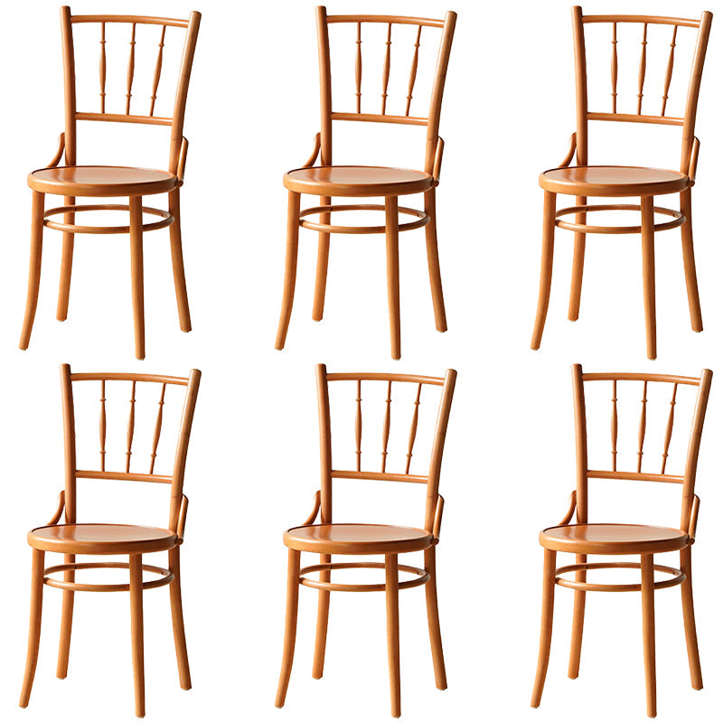 Industrial Style Side Chair Wooden Indoor Dining Chair for Living Room Wood 6 Piece Set Clearhalo 'Dining Chairs' 'Dining Tables & Seating' 'dining_chair' 'furn' 'furn_dining_chair' 'Furniture' 'Kitchen & Dining Furniture' 7096876