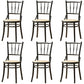 Industrial Style Side Chair Wooden Indoor Dining Chair for Living Room Black-Yellow 6 Piece Set Clearhalo 'Dining Chairs' 'Dining Tables & Seating' 'dining_chair' 'furn' 'furn_dining_chair' 'Furniture' 'Kitchen & Dining Furniture' 7096877