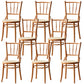 Industrial Style Side Chair Wooden Indoor Dining Chair for Living Room Natural Wood Yellow 8 Piece Set Clearhalo 'Dining Chairs' 'Dining Tables & Seating' 'dining_chair' 'furn' 'furn_dining_chair' 'Furniture' 'Kitchen & Dining Furniture' 7096879