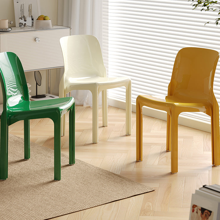 Modern Style Side Chair Plastic Dining Side Chair for Living Room