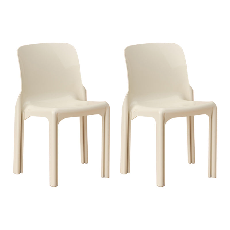Modern Style Side Chair Plastic Dining Side Chair for Living Room