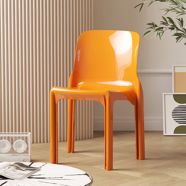 Modern Style Side Chair Plastic Dining Side Chair for Living Room